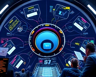 efficient conversion funnel, proactive, enhancing conversion rates, photorealistic, digital mind map interface, highly detailed, real-time analytics dashboard, 6K resolution, vibrant contrasts, studio lighting, shot with a fisheye lens.